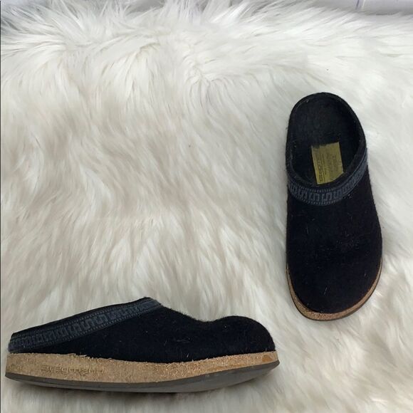Stegmann Wool Felt Cork Sole Clog - Picture 1 of 6